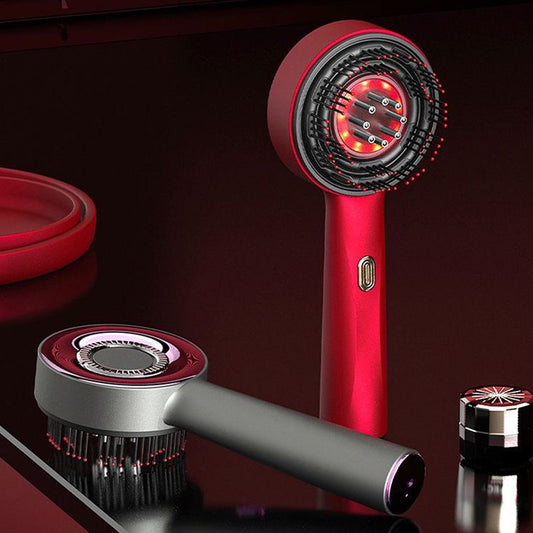 Portable 3 IN 1 Red Light Therapy Electric Scalp Massager
